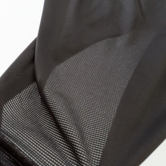 Michael Strahan MSX Polo Golf Performance Shirt Size M Black Gray Mesh - Picture 5 of 7